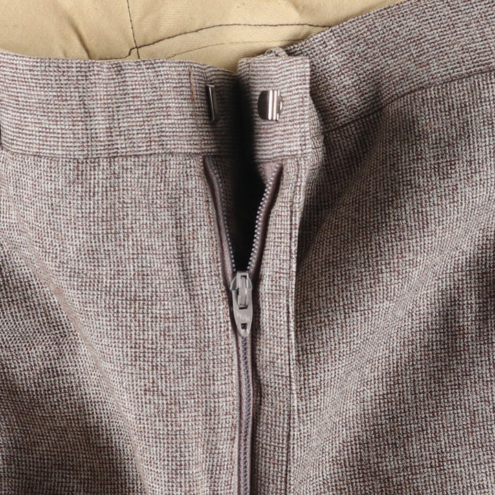 80s~ Vintage Men's Slacks, Size W33 unclear gray type Vintage Second Hand