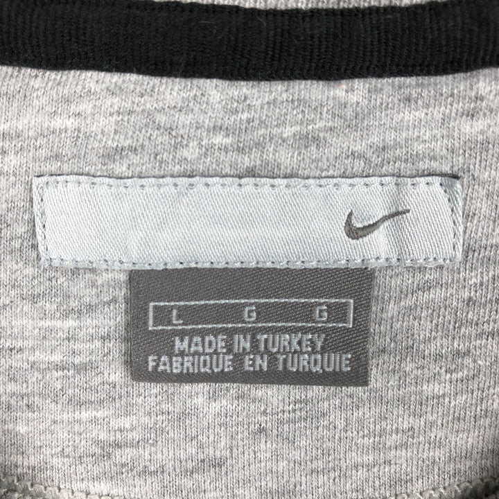 00'S Nike One Point Logo Sweatshirt Trainer Men's L size cotton gray type Vintage Second Hand