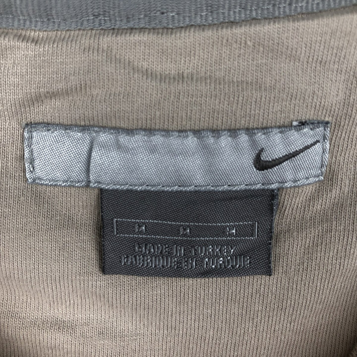 00'S Nike Logo Sweatshirt Trainer Men's M cotton Beige type Vintage Second Hand