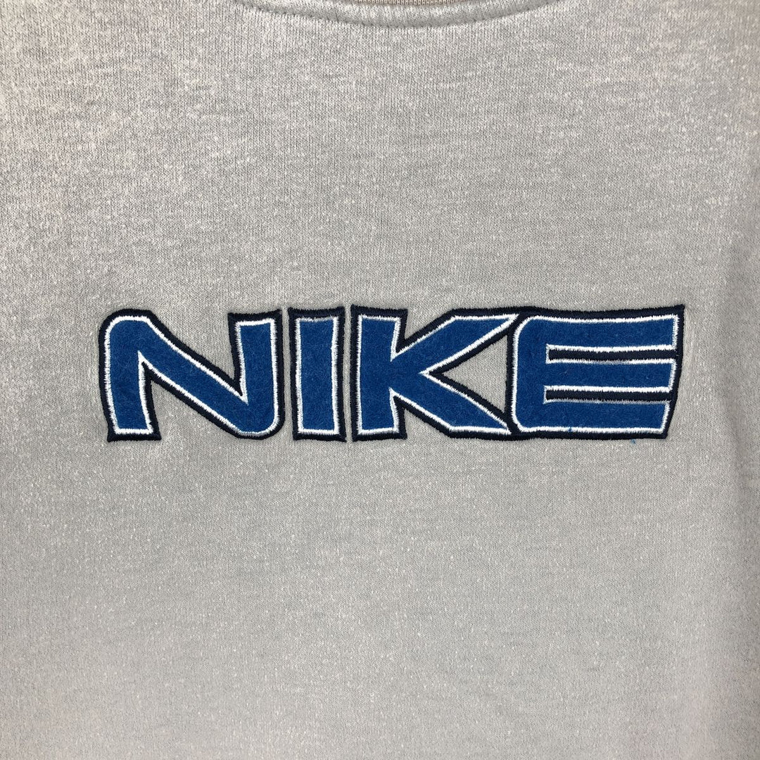 00'S Nike Logo Sweatshirt Trainer Men's M cotton Beige type Vintage Second Hand
