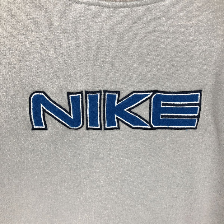 00'S Nike Logo Sweatshirt Trainer Men's M cotton Beige type Vintage Second Hand