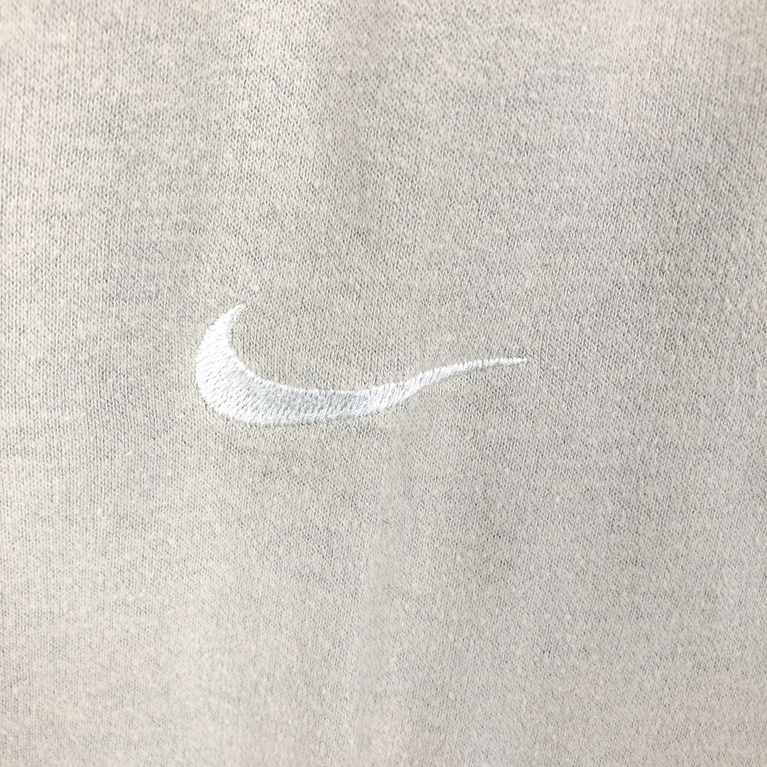 00'S Nike Logo Sweatshirt Trainer Men's M cotton Beige type Vintage Second Hand