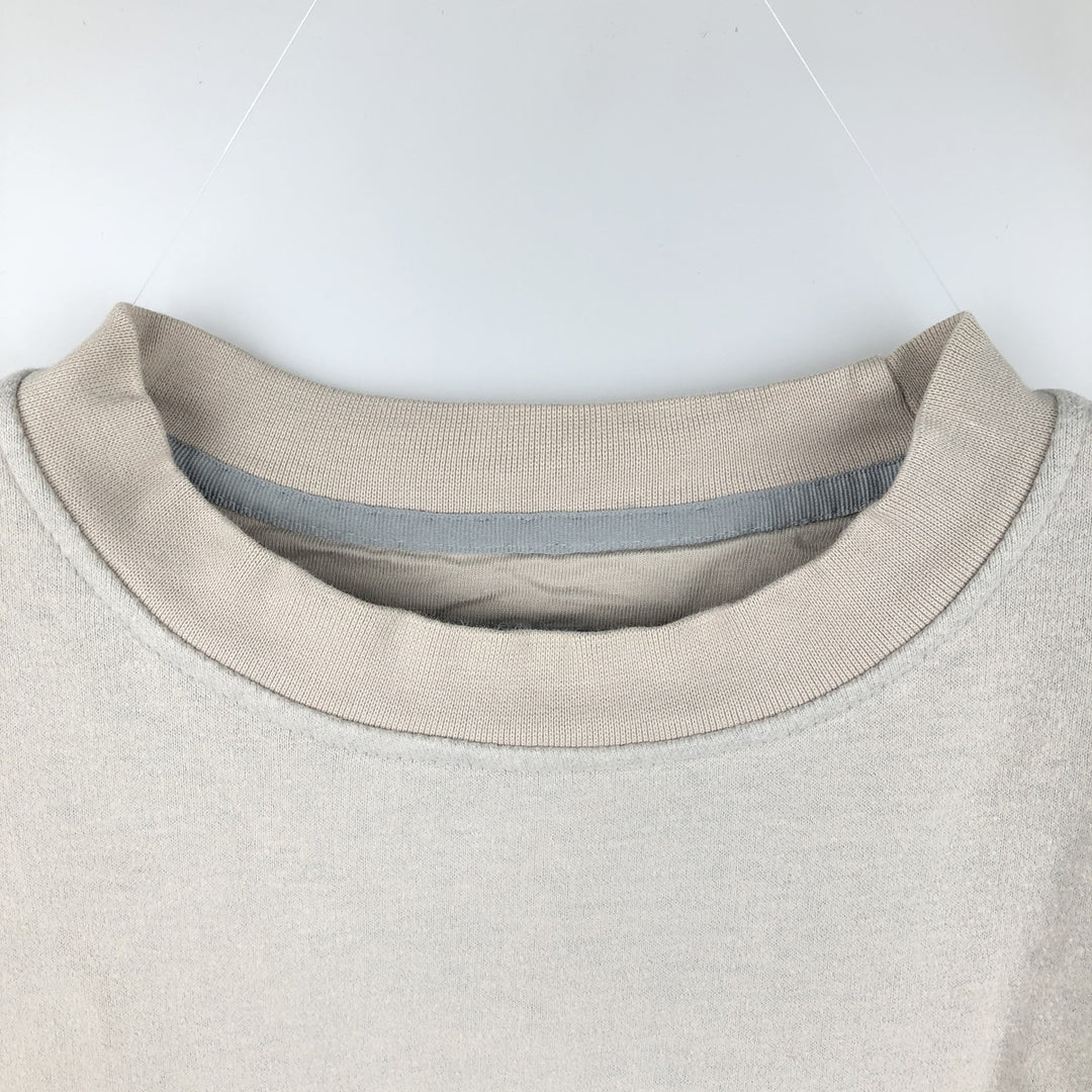 00'S Nike Logo Sweatshirt Trainer Men's M cotton Beige type Vintage Second Hand