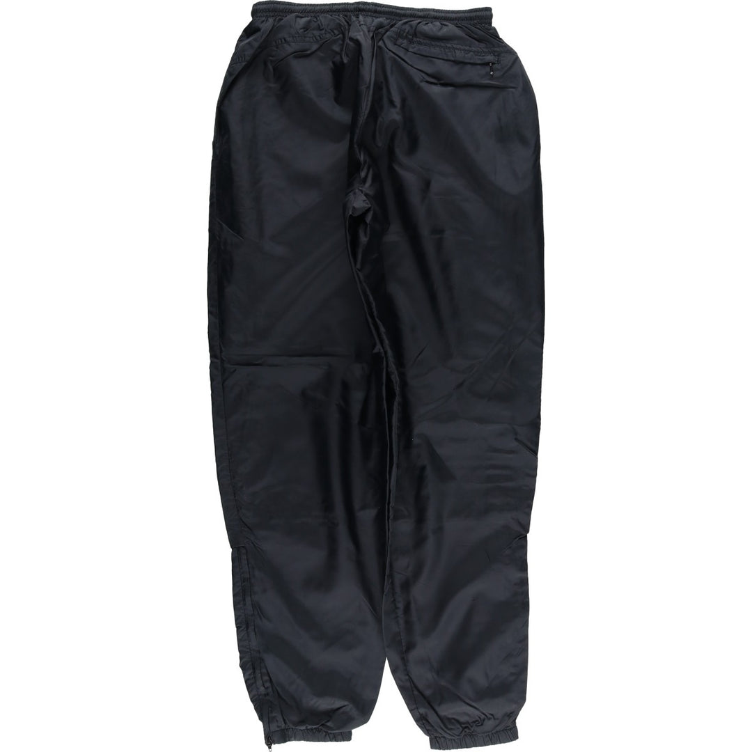 90'S Nike Silver Tag Nylon Pants, Shaka Shaka Pants, Men's Size L, Vintage Nylon black type Vintage Second Hand