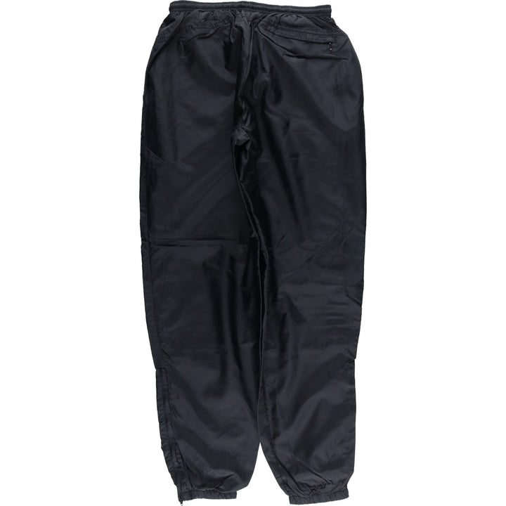 90'S Nike Silver Tag Nylon Pants, Shaka Shaka Pants, Men's Size L, Vintage Nylon black type Vintage Second Hand