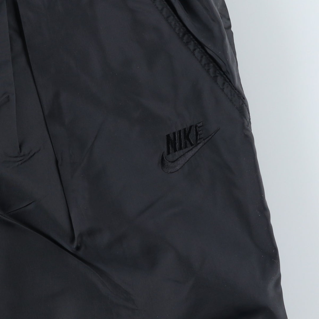 90'S Nike Silver Tag Nylon Pants, Shaka Shaka Pants, Men's Size L, Vintage Nylon black type Vintage Second Hand