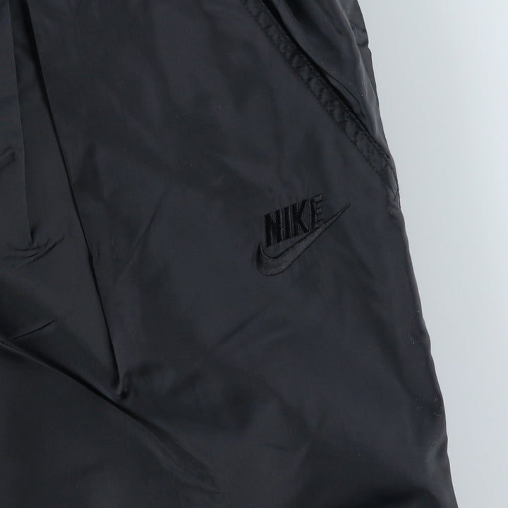 90'S Nike Silver Tag Nylon Pants, Shaka Shaka Pants, Men's Size L, Vintage Nylon black type Vintage Second Hand