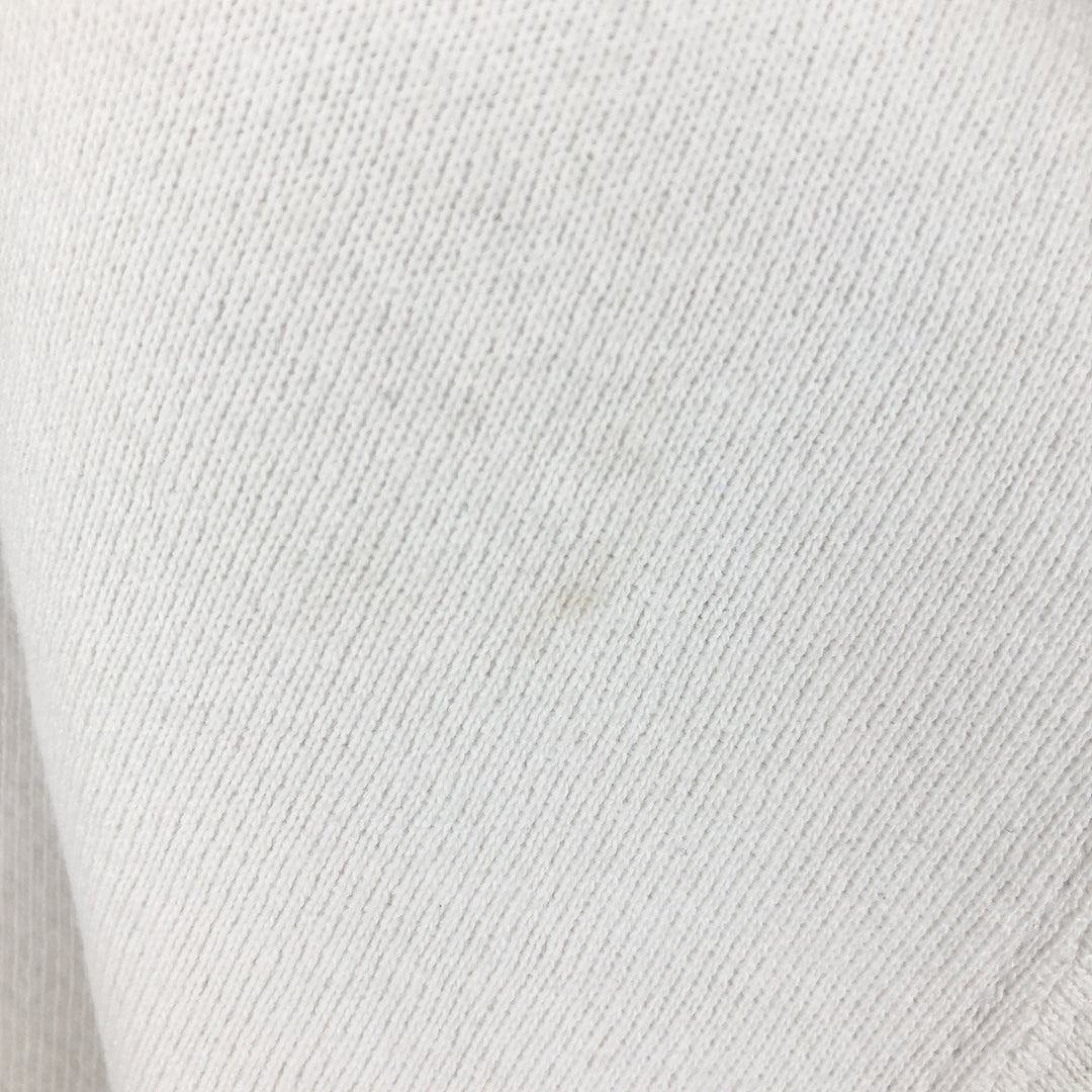 90'S Nike One Point Logo Sweatshirt Trainer Made in USA Men's L Size Vintage cotton white type Vintage Second Hand