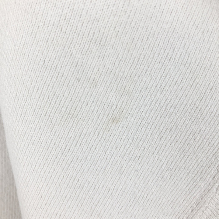 90'S Nike One Point Logo Sweatshirt Trainer Made in USA Men's L Size Vintage cotton white type Vintage Second Hand