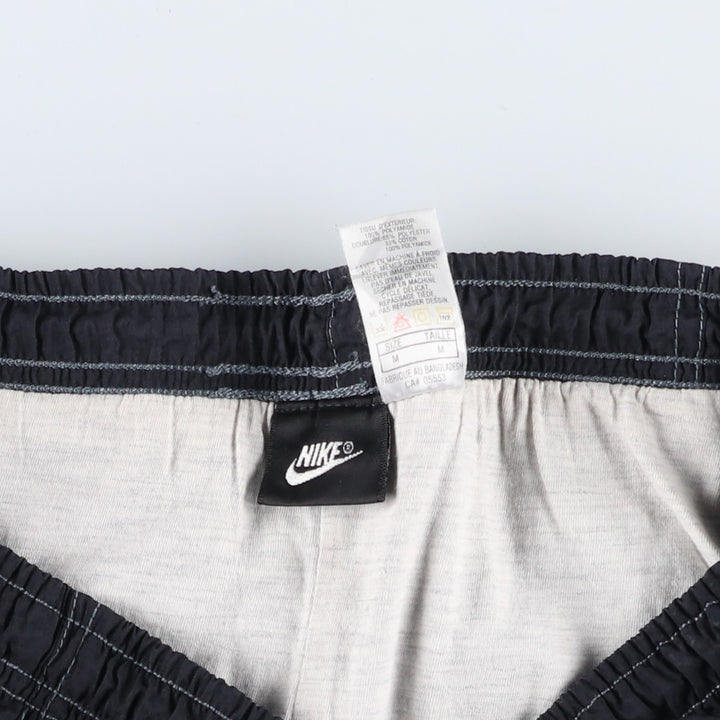 90'S Nike Nylon Pants, Shaka Shaka Pants, Men's M Size, Vintage Nylon black type Vintage Second Hand