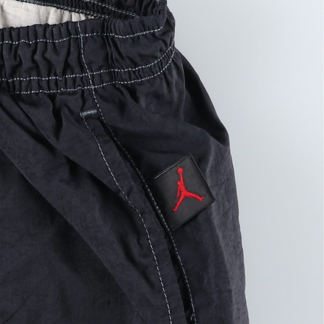 90'S Nike Nylon Pants, Shaka Shaka Pants, Men's M Size, Vintage Nylon black type Vintage Second Hand