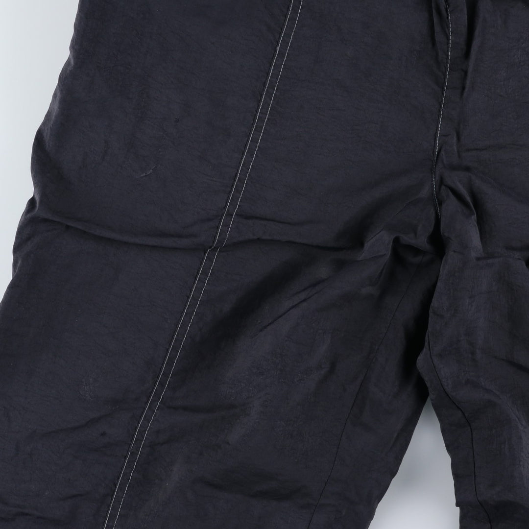 90'S Nike Nylon Pants, Shaka Shaka Pants, Men's M Size, Vintage Nylon black type Vintage Second Hand