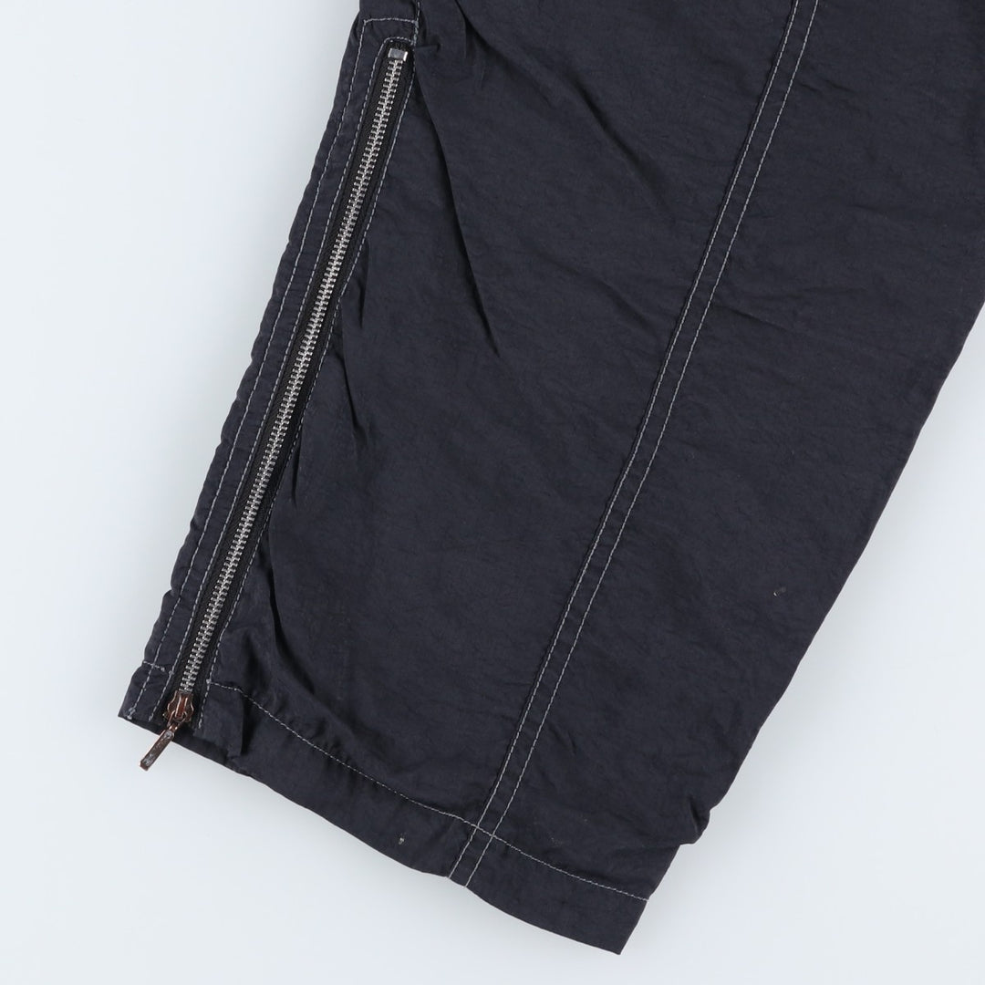 90'S Nike Nylon Pants, Shaka Shaka Pants, Men's M Size, Vintage Nylon black type Vintage Second Hand