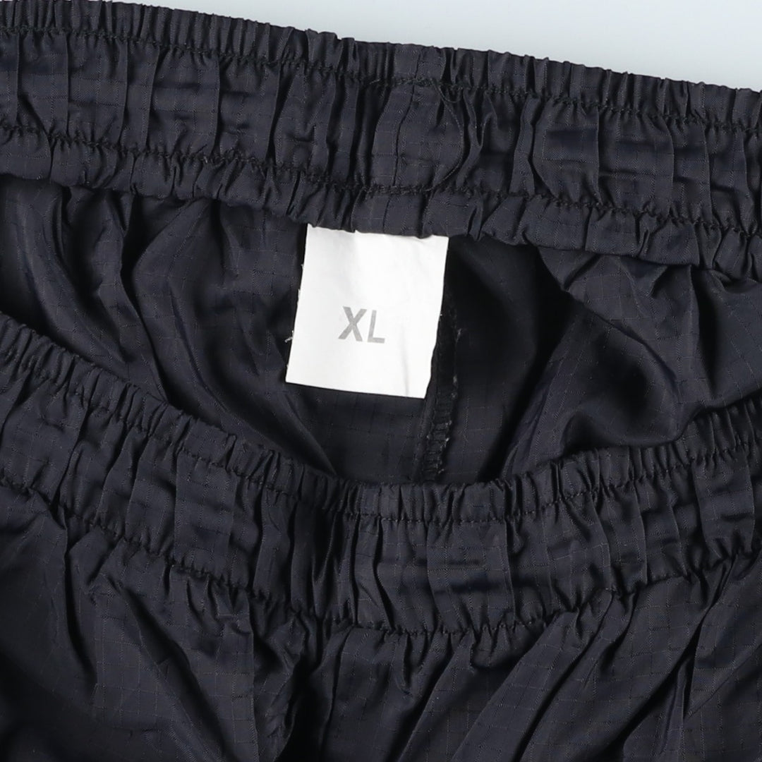 US NAVY Training Pants, Ripstop Nylon Pants, Shaka Shaka Pants, Made in USA, Men's XL Nylon black type Vintage Second Hand