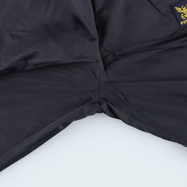 US NAVY Training Pants, Ripstop Nylon Pants, Shaka Shaka Pants, Made in USA, Men's XL Nylon black type Vintage Second Hand