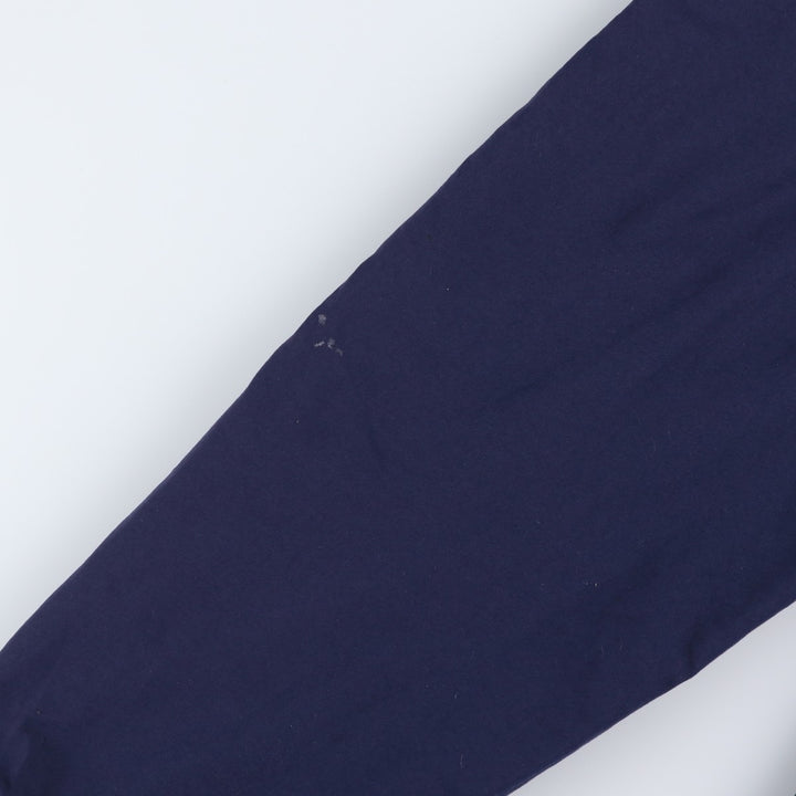 Vintage 1980'S Adidas warm-up pants, nylon, crinkly pants, men's size M. polyester navy blue type Vintage Second Hand