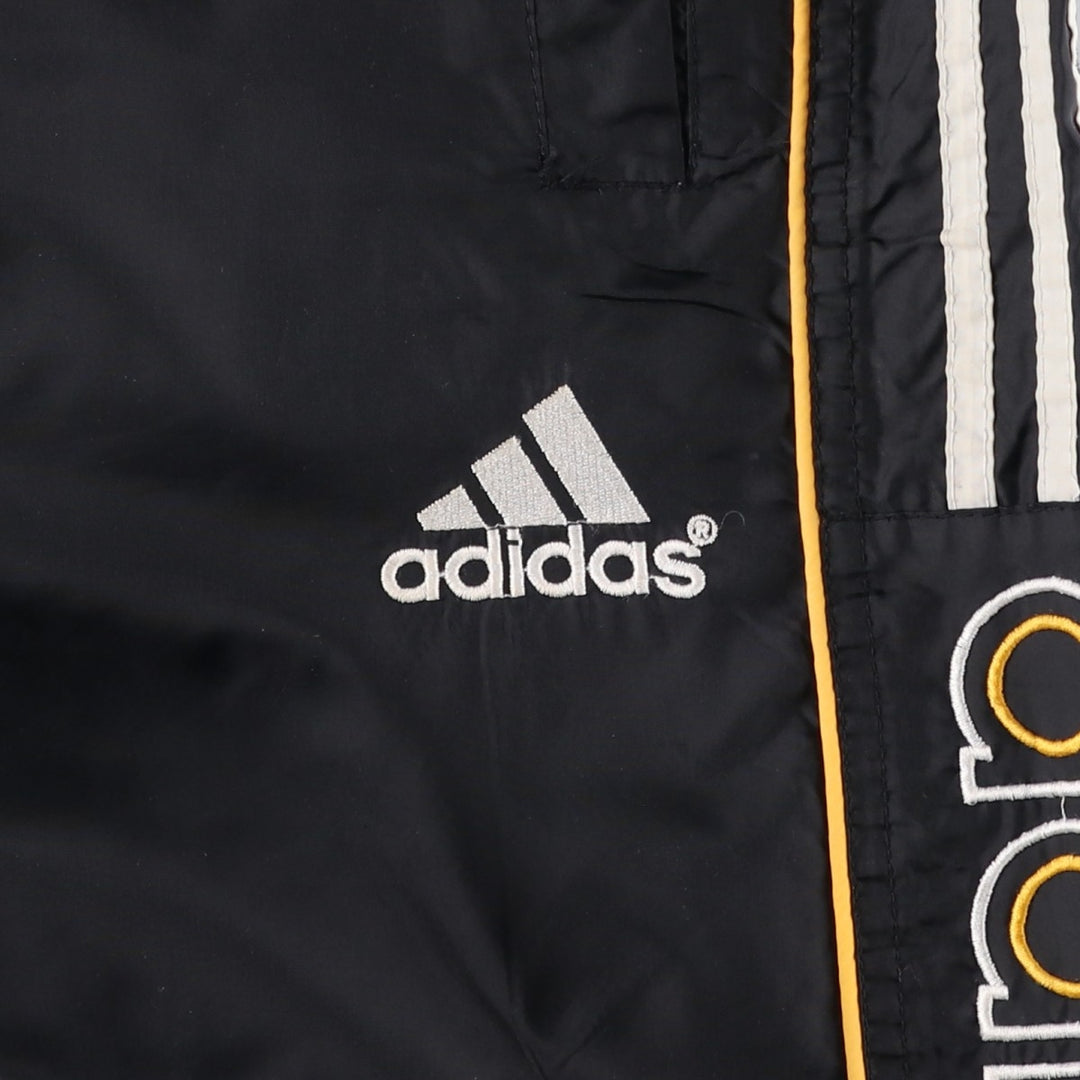 90s-00'S Adidas Warm-Up Pants, Nylon, Shaka Shaka Pants, Men's Size L, Vintage polyester black type Vintage Second Hand