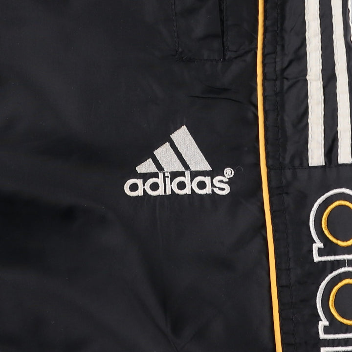 90s-00'S Adidas Warm-Up Pants, Nylon, Shaka Shaka Pants, Men's Size L, Vintage polyester black type Vintage Second Hand