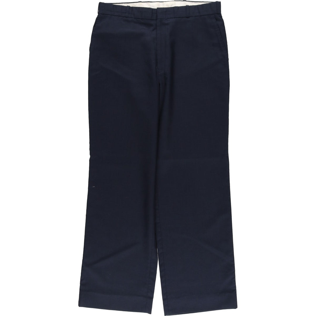 FELLINI Polyester and Wool Pants and Slacks, Made in Canada, Men's Size W32 polyester navy blue type Vintage Second Hand