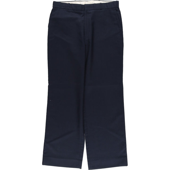 FELLINI Polyester and Wool Pants and Slacks, Made in Canada, Men's Size W32 polyester navy blue type Vintage Second Hand