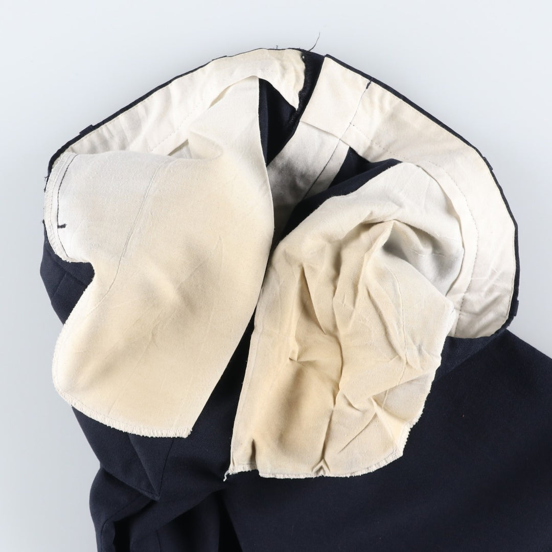 FELLINI Polyester and Wool Pants and Slacks, Made in Canada, Men's Size W32 polyester navy blue type Vintage Second Hand