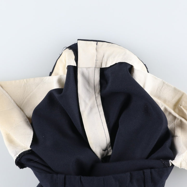 FELLINI Polyester and Wool Pants and Slacks, Made in Canada, Men's Size W32 polyester navy blue type Vintage Second Hand