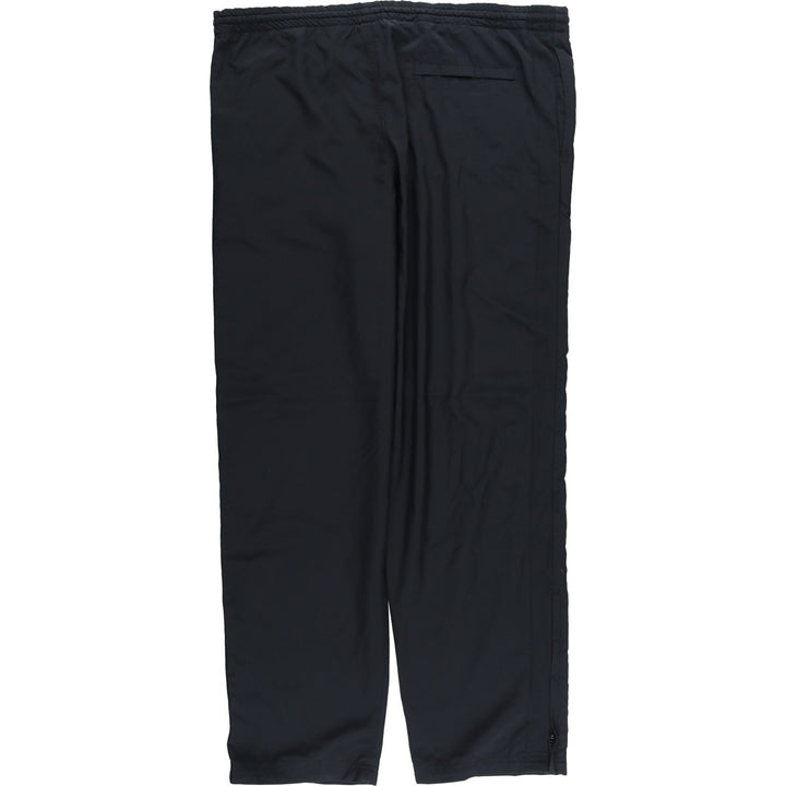 Nike warm-up pants, nylon pants, crinkle pants, men's size M polyester black type Vintage Second Hand