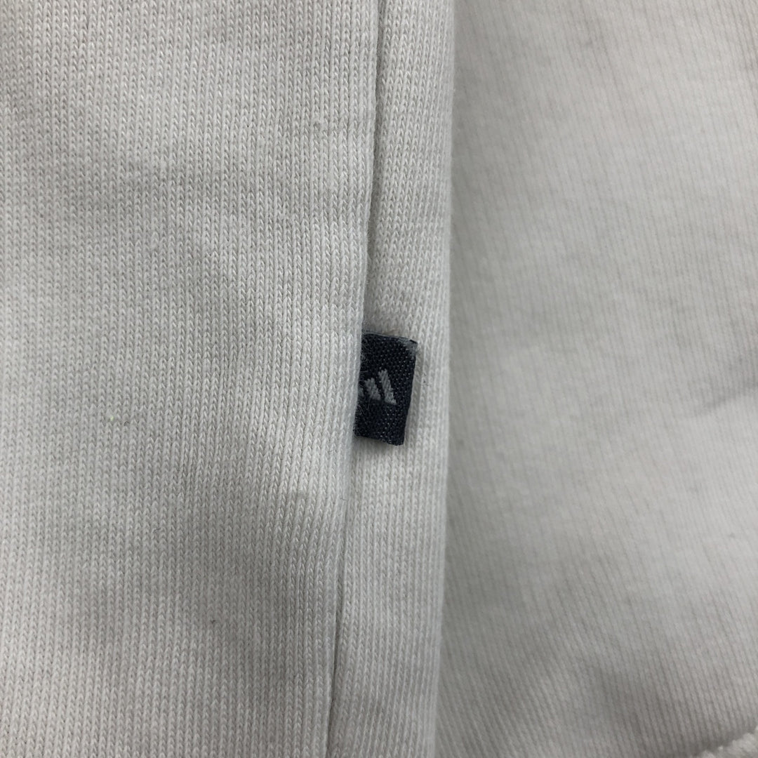 Adidas logo sweatshirt, men's size M unclear white type Vintage Second Hand