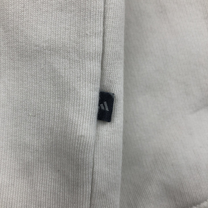 Adidas logo sweatshirt, men's size M unclear white type Vintage Second Hand