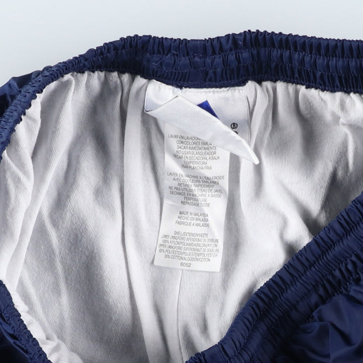 90'S Adidas nylon pants, men's size M Nylon navy blue type Vintage Second Hand