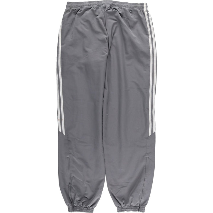 00'S Adidas warm-up pants, nylon pants, rustling pants, men's size L polyester gray type Vintage Second Hand