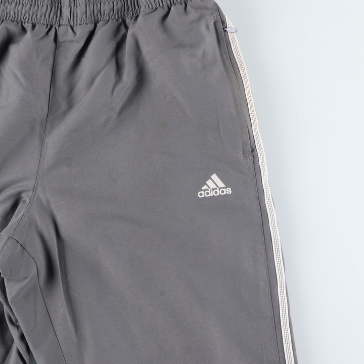 00'S Adidas warm-up pants, nylon pants, rustling pants, men's size L polyester gray type Vintage Second Hand
