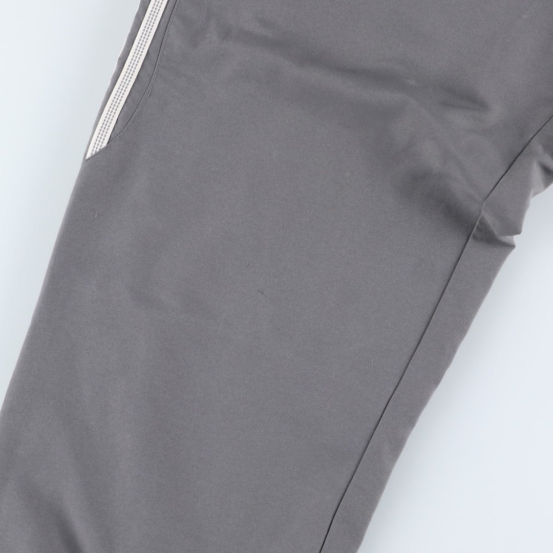 00'S Adidas warm-up pants, nylon pants, rustling pants, men's size L polyester gray type Vintage Second Hand