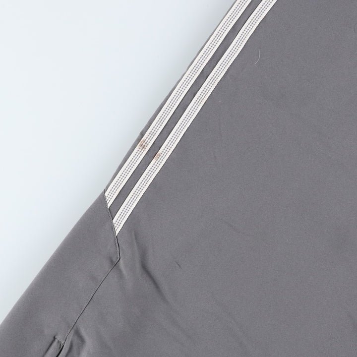 00'S Adidas warm-up pants, nylon pants, rustling pants, men's size L polyester gray type Vintage Second Hand