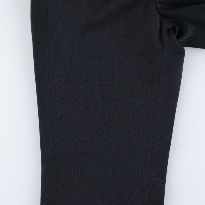 Vintage Don Parker wide-leg slacks, made in Canada, men's size W35. polyester black type Vintage Second Hand