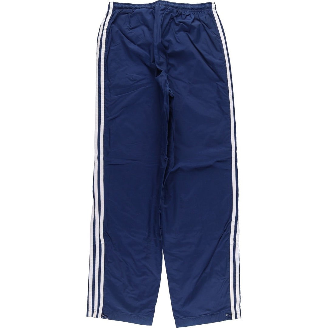 00'S Adidas nylon pants, rustling pants, men's size M Nylon blue type Vintage Second Hand