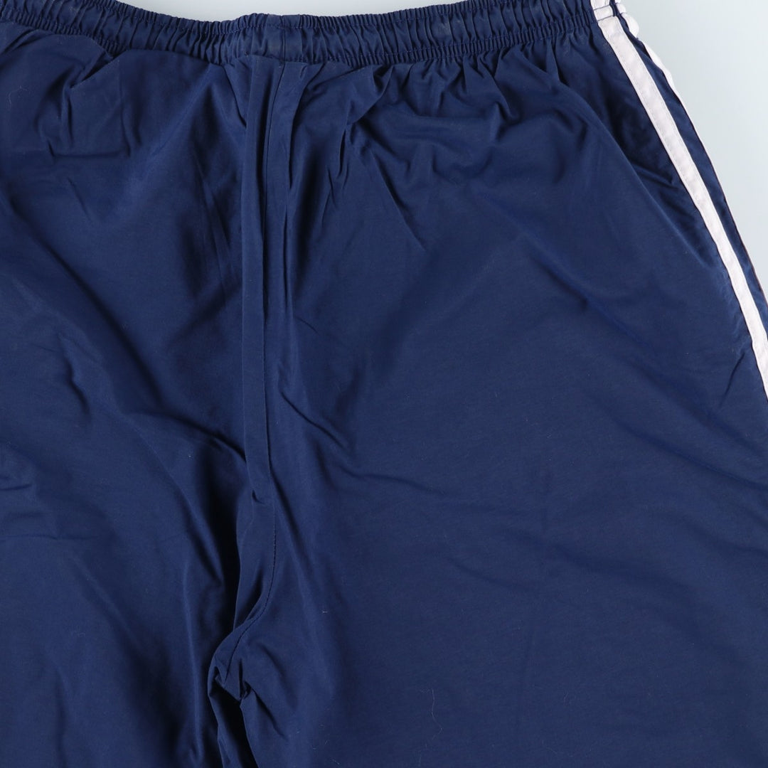 00'S Adidas nylon pants, rustling pants, men's size M Nylon blue type Vintage Second Hand