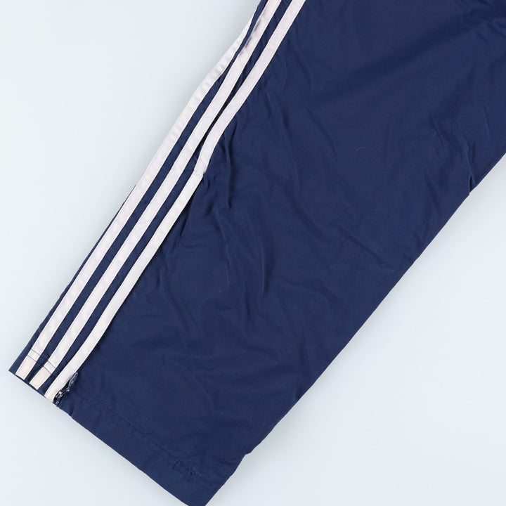 00'S Adidas nylon pants, rustling pants, men's size M Nylon blue type Vintage Second Hand