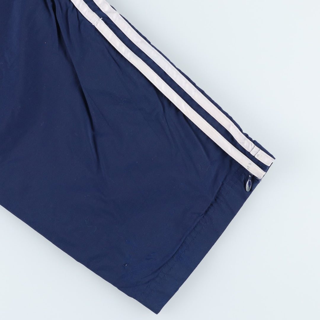 00'S Adidas nylon pants, rustling pants, men's size M Nylon blue type Vintage Second Hand