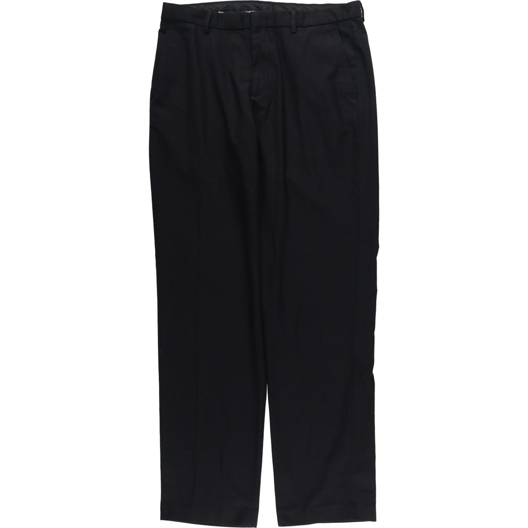 2000s~ Calvin Klein Men's Slacks, Size W36 polyester black type Vintage Second Hand