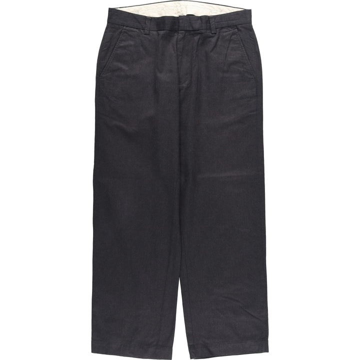 GAP Relaxed Fit Cotton Slacks, Men's Size 34 cotton gray type Vintage Second Hand