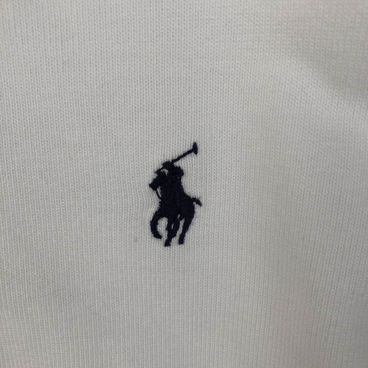 Ralph Lauren POLO by Ralph Lauren CUSTOM FIT long-sleeved rugby shirt, men's size XXL cotton white type Vintage Second Hand