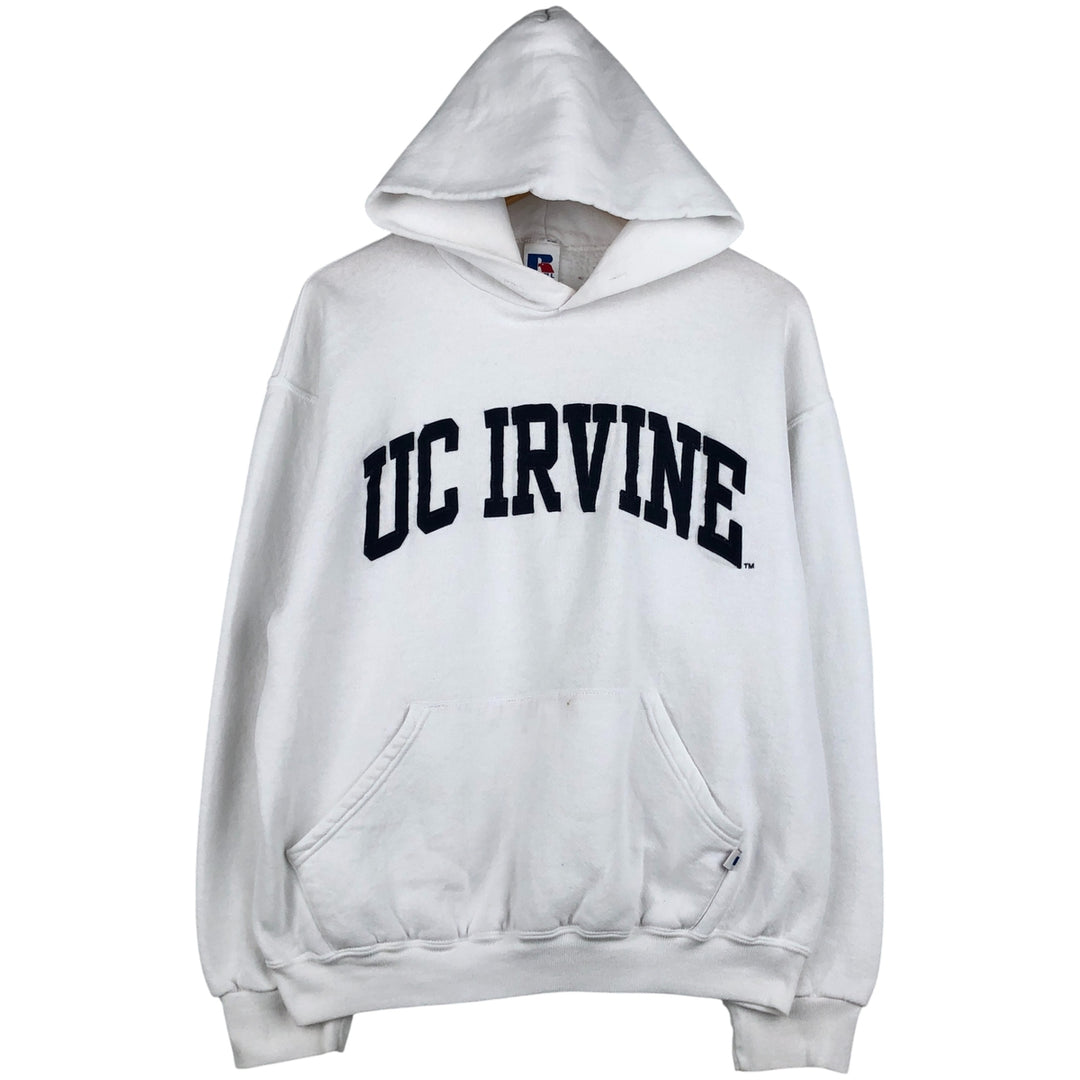 Vintage 90'S Russell ATHLETIC College Pullover Hoodie, Men's Size L polyester white type Vintage Second Hand