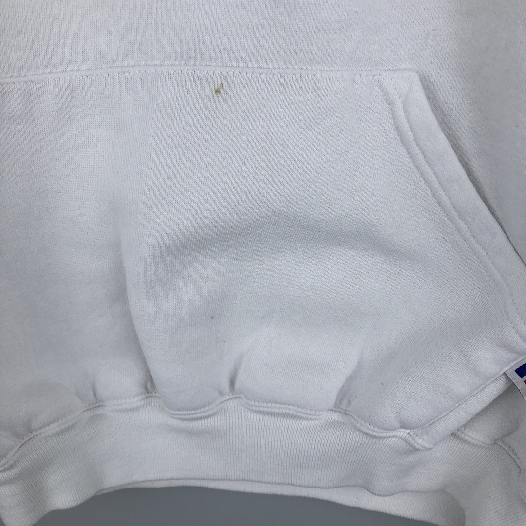 Vintage 90'S Russell ATHLETIC College Pullover Hoodie, Men's Size L polyester white type Vintage Second Hand
