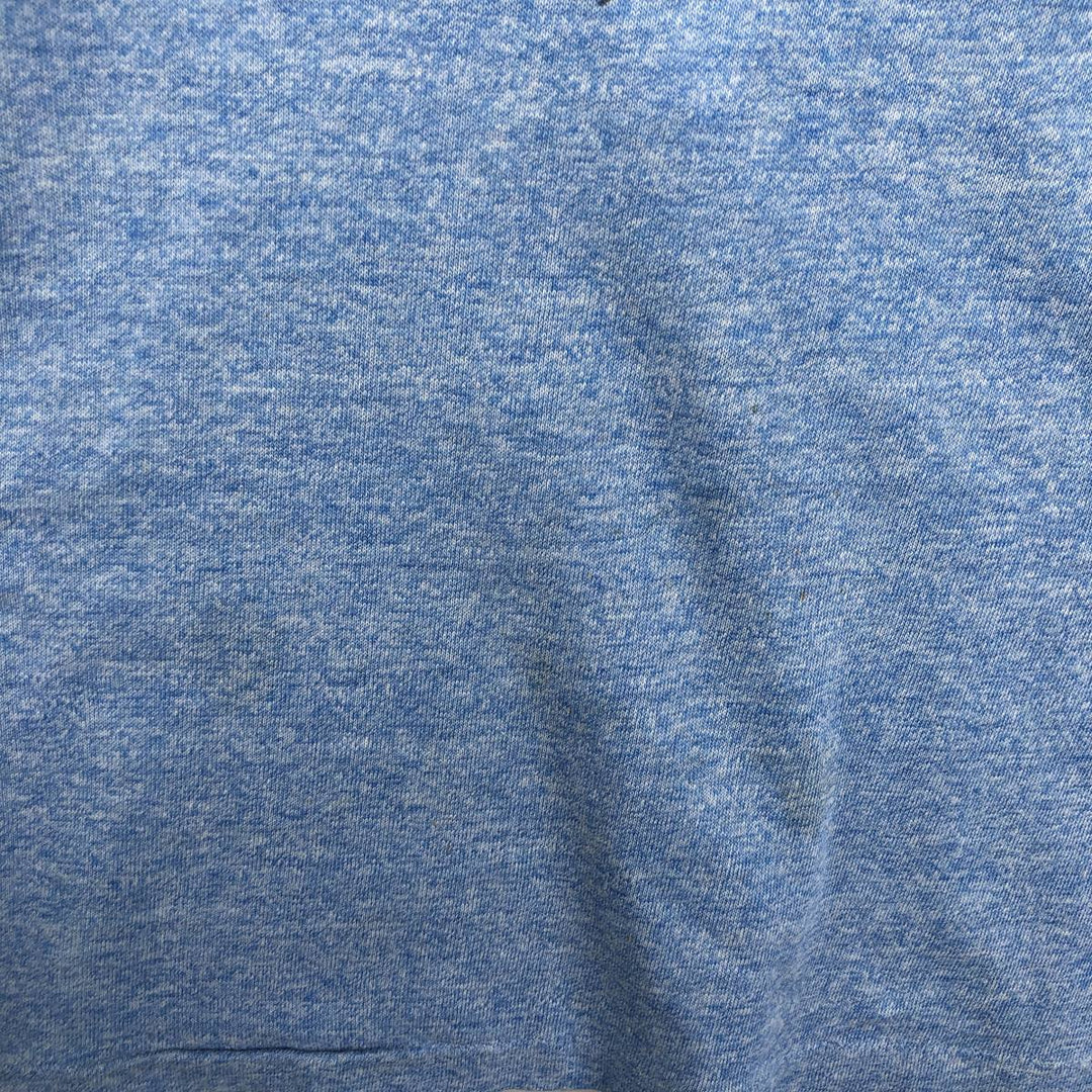 Vintage 70'S Sportswear DJ's OYSTER BAR Advertising Ringer T-Shirt, Made in USA, Men's Size Large polyester blue type Vintage Second Hand