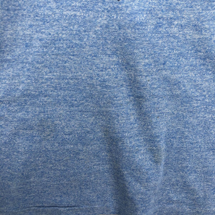 Vintage 70'S Sportswear DJ's OYSTER BAR Advertising Ringer T-Shirt, Made in USA, Men's Size Large polyester blue type Vintage Second Hand
