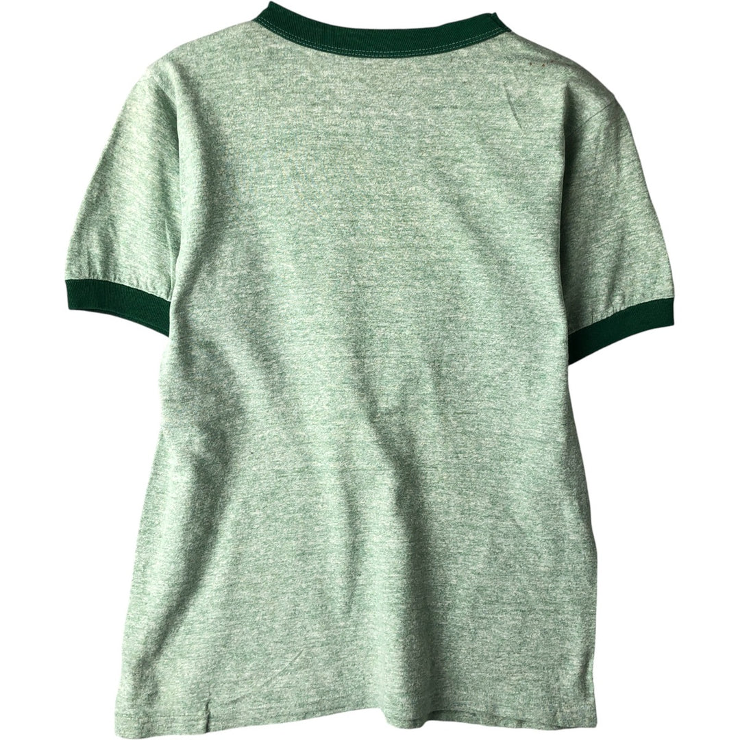 Vintage Ringer T-shirt, Men's Size XS unclear green type Vintage Second Hand