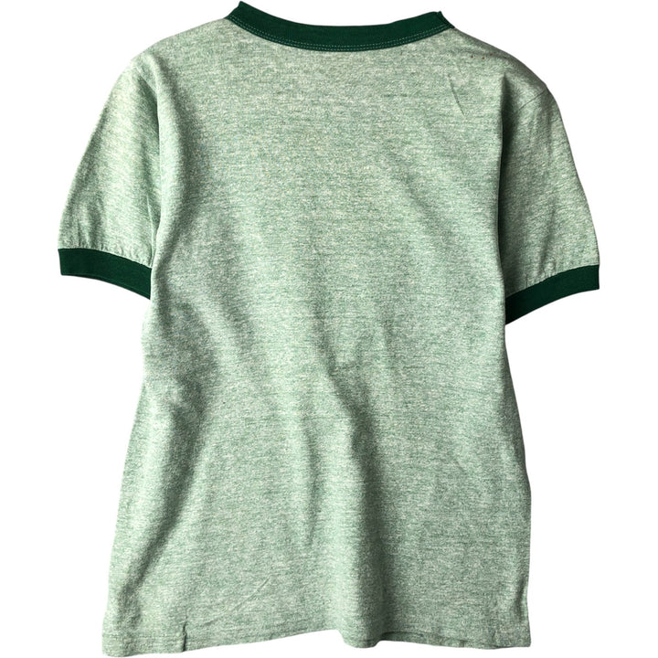 Vintage Ringer T-shirt, Men's Size XS unclear green type Vintage Second Hand