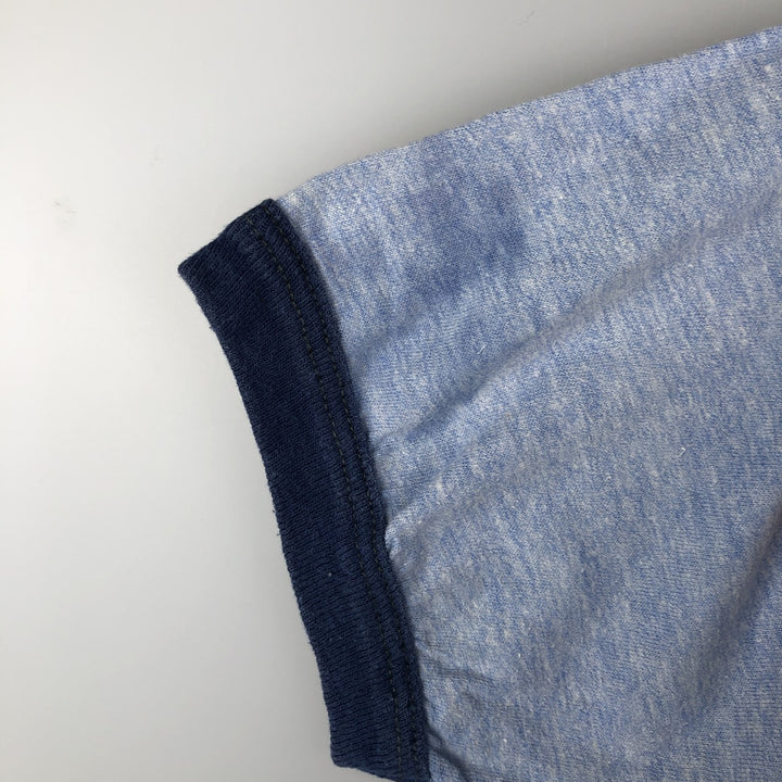 Vintage 1970'S Sportswear Ringer T-shirt, Men's Size Medium acrylic Blue type light blue Vintage Second Hand