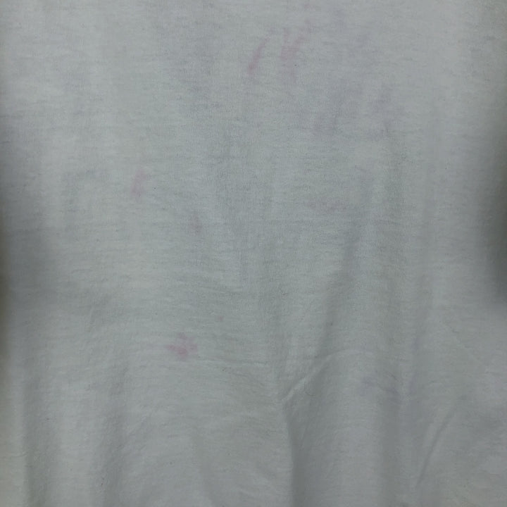 90'S ONEITA PowerPro Ringer T-Shirt, Men's XL, Vintage cotton white type Vintage Second Hand